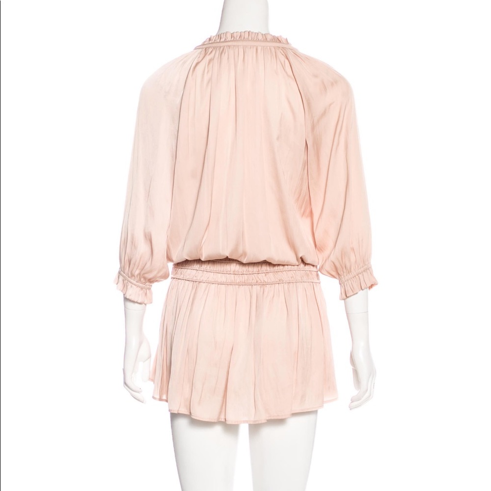 Ulla Johnson Satin Dress in Rose - Picture 4 of 4